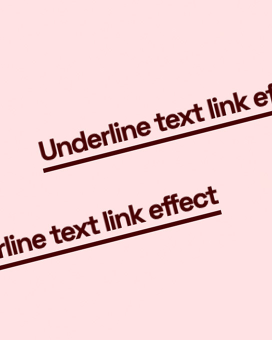 Underline Text Link